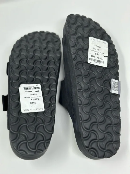 Birkenstock Women’s Arizona Exquisite Black Suede Sandals New with Tags - Picture 11 of 11